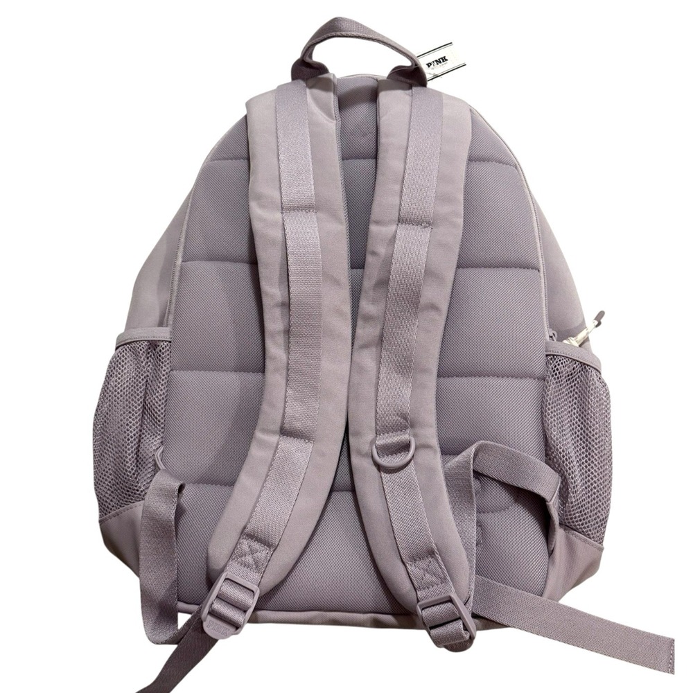 Victoria's Secret PINK Backpack Classic Canvas Lavender Violet - Picture 3 of 8